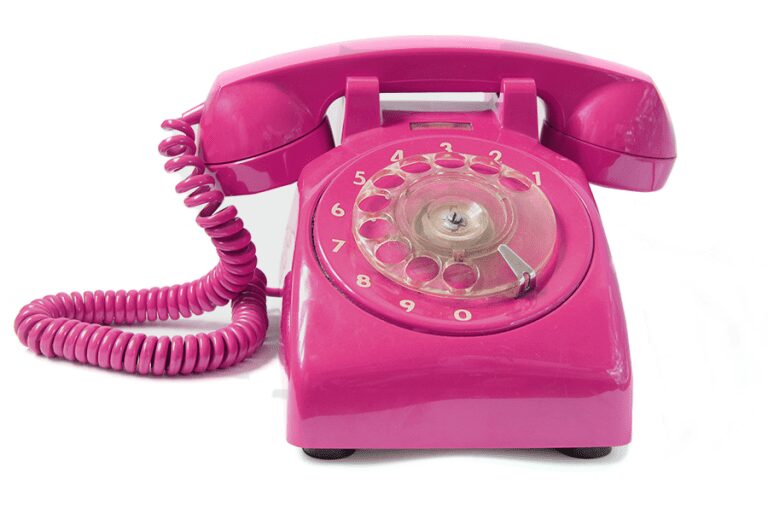 marketing pink phone