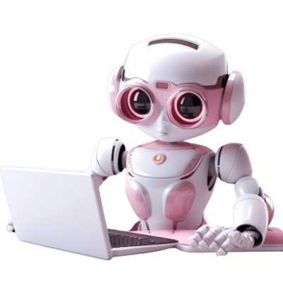 SizzleForce Marketing: Certified AI Marketing Strategy & Execution Specialists - cute robot