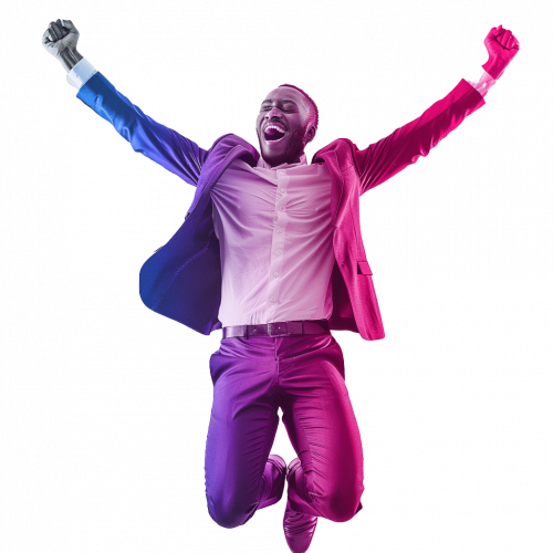man-jumping-happy-about-his-custom-gpt